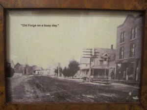 Vintage Photography: Old Forge on a busy day
