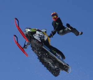 A Tree Line Sled Style jumper in Action