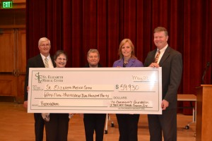 A donation toward funding renovations at the Health Care Center was given by The Community foundation of Herkimer and Oneida Counties, Inc. From left, are Robert Scholefield, Jan Squdrito, Linda Cohen, Eve Van de Wal and Richard Ketcham