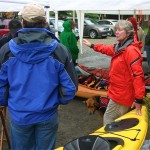 Kayaking instructor Connie Perry of Inlet's Frisky Otter Tours.