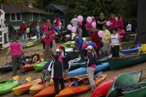 Inlet’s Arrowhead Park: Participants began launching early for the 2011 One Square Mile of Hope.