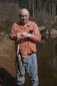 Al with stringer of fish