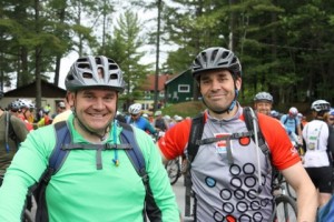 Josh and David Wilcox were first-time Black Fly Challenge participants