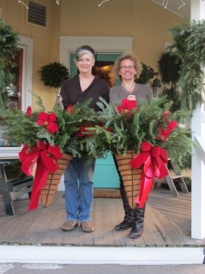 Shellie Organski, left, and Kate Russell of Mountain Greenery
