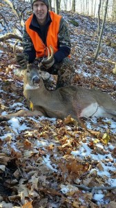 My grandson Jake took a nice buck on opening day in Livingston County. He sent his mother a text and it was on facebook before he got the deer out of the woods.