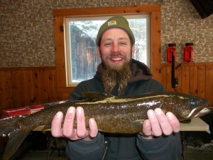 Love the frozen beard with lake trout!