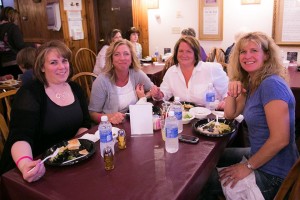 Debbie Brosemer (from left), Denise Payne, Margaret DiOrio and Georgia Levi at last year’s Girls Night Out event at Water’s Edge Inn. Photo Submitted. 