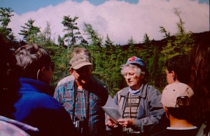 Dorothy Crumb at dedication of Ferd’s Bog 99