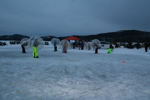 Extreme Bubble Ball on the Fourth Lake ice
